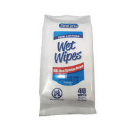Xtracare Hand Sanitizing Wet Wipes - Fragrance Free Pack of 40