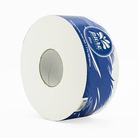 Pure Recycled 1Ply Jumbo toilet roll 500M Ctn x 8