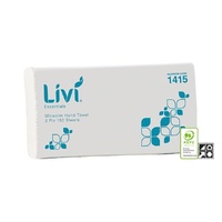 Livi 1415 Ultraslim 2 Ply hand towel